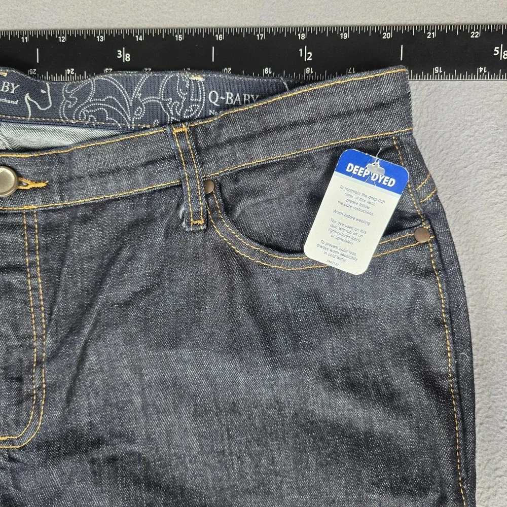 Wrangler Q-Baby Ultimate Riding Jeans Womens 19x34 Deep‎ Doved Bootcut WRQ20